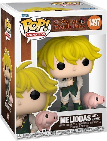 Колекційна Фігурка Funko PoP "Meliodas wiht Hawk" № 1497 Топ продажів! Meliodas with Hawk 1497 фото