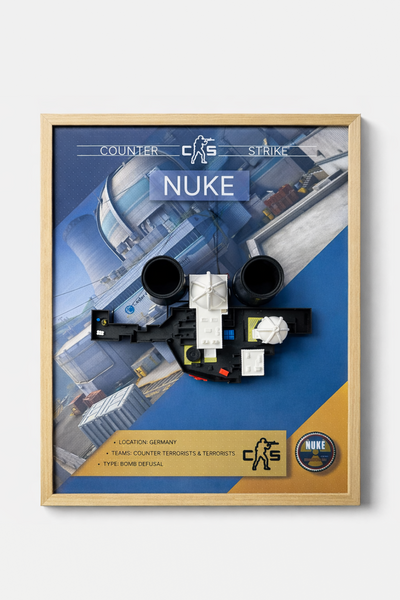 Арт рамка  3D карти "Nuke&rdquo; з гри Counter Strike Nuke v.1 фото